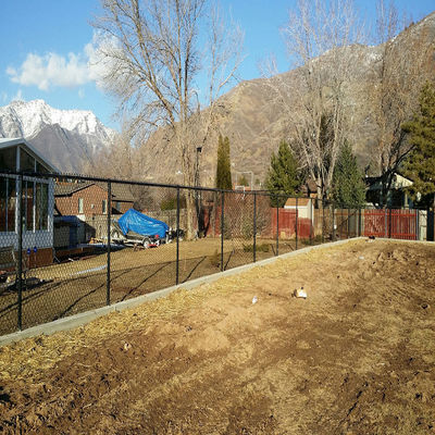 Diamond Cyclone Wire Metal Chain Link Fencing 50x50mm Mesh Ukuran 1,8m