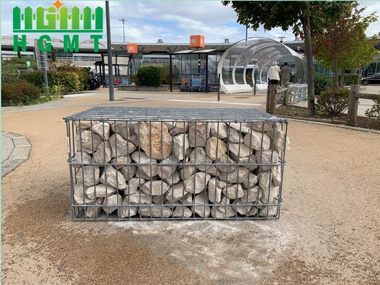 Wire Mesh Gabion Dilas Galvanis Untuk Tepi Sungai