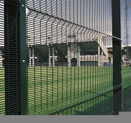 Welded 358 Anti Climb High Security Wire Mesh Pagar Hijau