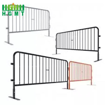 Jalan Metal Baja Galvanized Tube Crowd Control Penghalang Portable