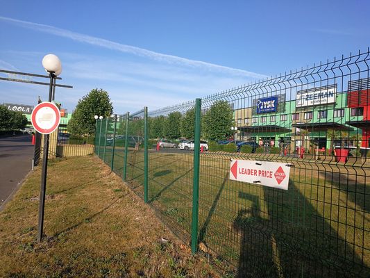 3d V Bending Curved Garden Farm Welded Wire Mesh Panel Fencing Metal PVC Coated