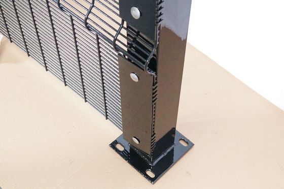 L2.2m Panel Pagar Semi Circle Anti Climb 358 Mesh Pagar PVC Lapisan