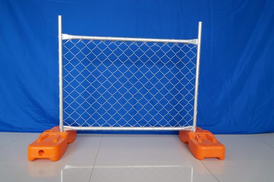 Q195 Metal Galvanized Temporary Fence Panel mudah dilepas