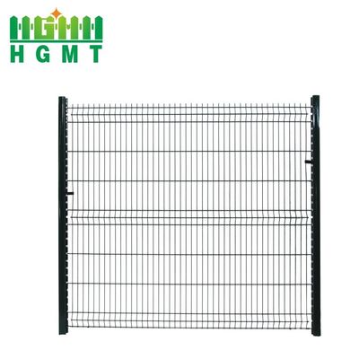Privacy Screen Galvanized Curved Welded Wire Mesh Panel Pagar 3D Ramah lingkungan