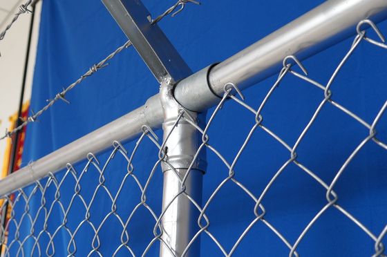 Manual dioperasikan Chain Link Wire Mesh Pagar Hot Dip Galvanized Pvc Coated