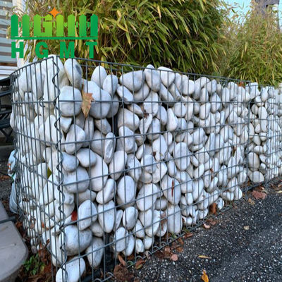 Metal Las 1m Gabion Basket Box Untuk Penggunaan Rumah