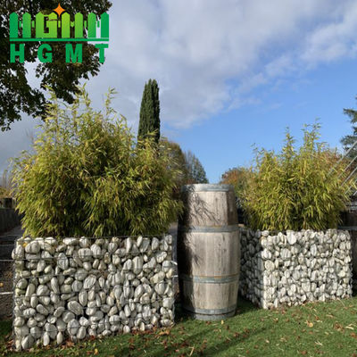 4mm 4mx1mx1m Gabion Welded Basket / Box Pvc Coated