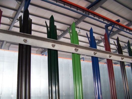 Anti karat Custom W Bagian Palisade Security Pagar Untuk Pertanian Dan Taman