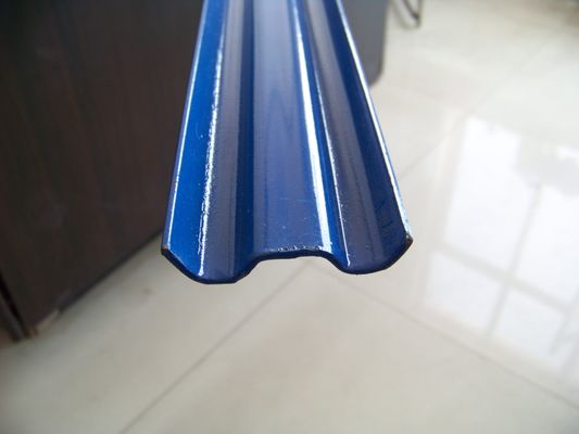 Mudah dirakit Metal Safety Fencing Powder Coated Green H Type Post