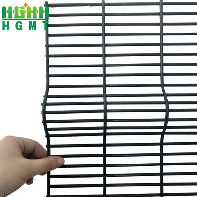 Mudah dirakit Anti Climbing 358 pagar keamanan dengan paku