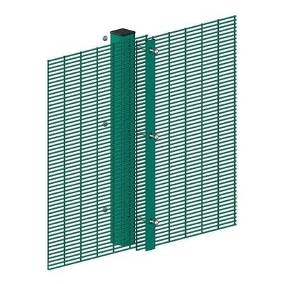 Clear View PVC coating 358 High Security Perimeter Mesh anti-menekuk pagar