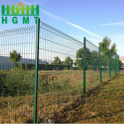 50X200mm Powder Coated Curved Welded Wire Mesh 3D Bending Fence Panel Untuk Pertanian