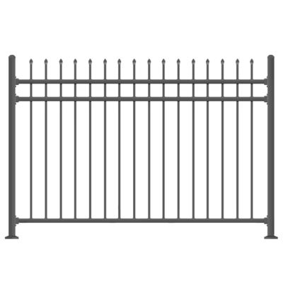 Pabrik Harga Metal Pagar Privasi Galvanis Panel Steel Pagar