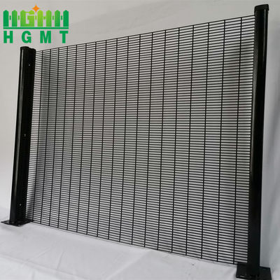 Kualitas tinggi PVC Lapisan Hot Dip Galvanized 358 Clear View Anti Climb Security Fence