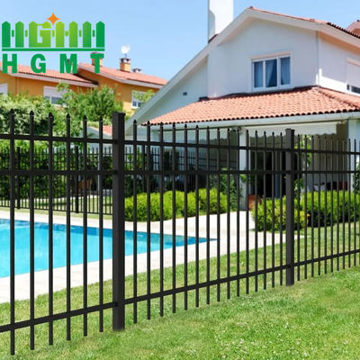 Anti karat Galvanis Baja Logam Tembaga Tombak Atas Pagar Keamanan Panel