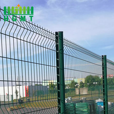 Home Outdoor 3d Curved Welded Wire V Mesh Pagar Keamanan