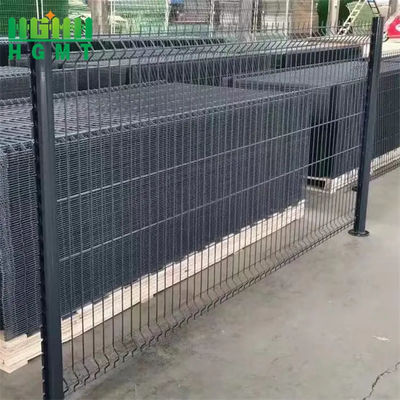 Pabrik Produksi Hot Selling Clear View 3d Curved Wire Mesh Pagar