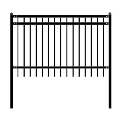 Arsitektur Rumah Taman Dekorasi Pertanian Ladang Baja Besi Tubular Palisade Wire Fence Pagar