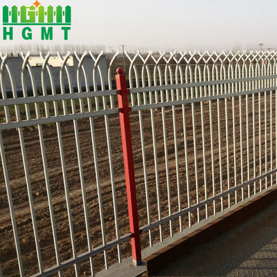 Pagar Kebun Tubular Baja 2 Meter Lebar Perisai Pertahanan Berkualitas