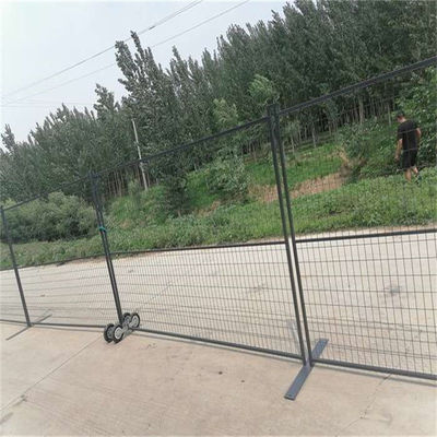 Pasar Kanada 6 x 10 ft Situs konstruksi Panel pagar sementara galvanis bergerak