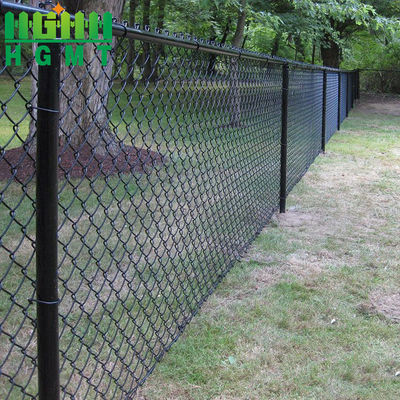 Pagar Rantai Berlian Tinggi 8 kaki dengan Slat Privasi