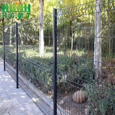 Panel Pagar 3D Galvanized Outdoor Welded Wiremesh Mudah dirakit Jenis Segmen Pagar Logam