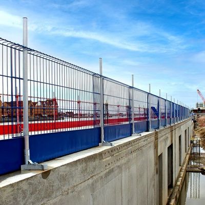 Penghalang perlindungan tepi tradisional yang dapat disesuaikan untuk platform multi-level