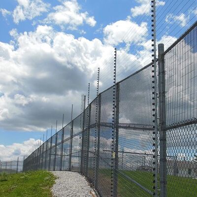 Highway Anti Climb Electric Security Fence tahan korosi