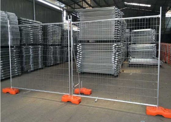 OHSAS Temporary Security Fence 2100mmx2400mm Hot Dip Galvanized Fencing