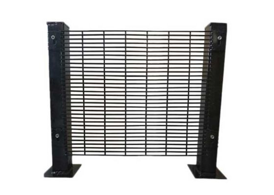 4.0mm Square Post Anti Climb Security Fencing Flat Panel dengan lengan Y