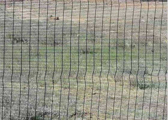 Penjara pagar kawat berduri Galvanized tabung Anti Climb keamanan pagar