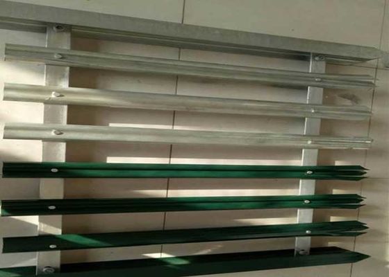 1200mm Tinggi Galvanized Palisade Pagar Tiga Kepala Berujung