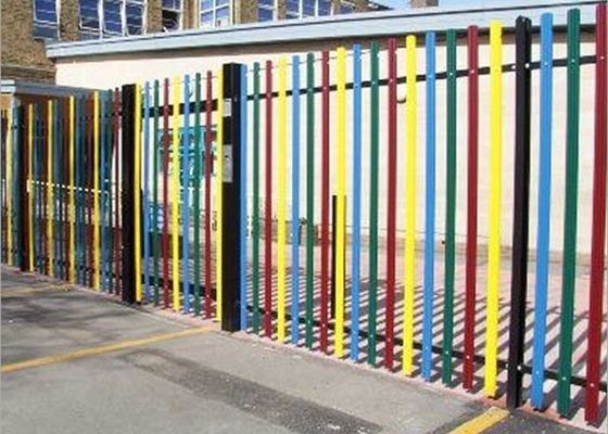 W dan D Bagian 2.5mm Keamanan Pagar Baja Match Square Post Atau H Post