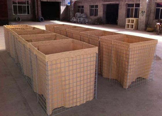 High Tensile 5mm Hesco Penghalang Pertahanan Galvanized