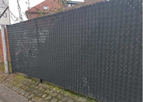 H1730mm PVC Diamond Mesh Fencing Savage Knuckled Edge