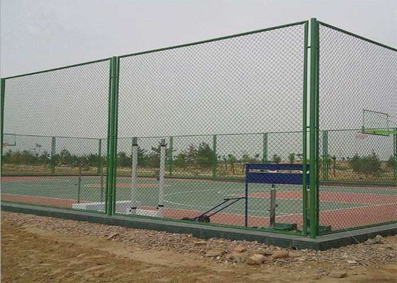 Hot Dip Galvanized Woven 3.0mm Diamond Chain Link Pagar