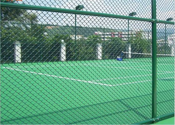 Kebun Binatang Galvanis Metal Chain Link Pagar 50 * 50mm Mesh