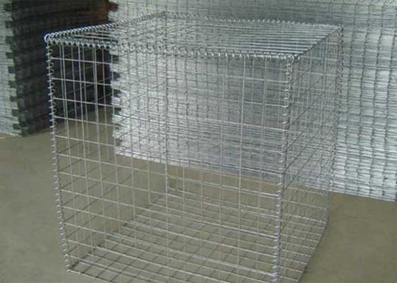 ISO14001 2x1x0.5m Gabion Welded Wire Mesh 4mm Gabion Basket