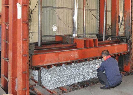 8*10cm Fleksibel Woven Gabion Wire Mesh Mudah dirakit