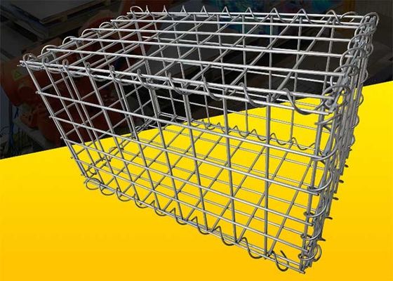 Galvanis Batu Dipenuhi Gabion Basket 2x1x1 welded kotak gabion