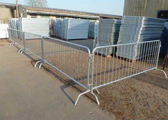Hot Dip Galvanized Temporary Pedestrian Barrier 1050mm Panjang