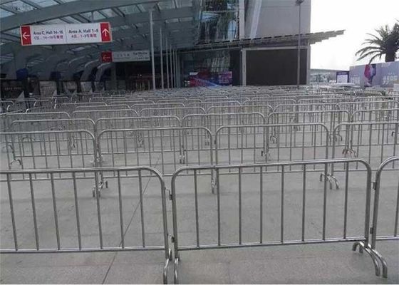 H1200mm 1500mm Metal Crowd Control Barrier Galvanized Pedestrian Fence