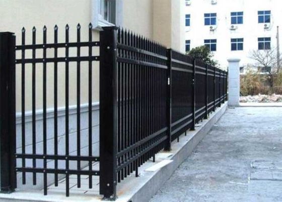 Galvanized Welded 1.8x2.4m Tubular Steel Fence OHSAS persetujuan