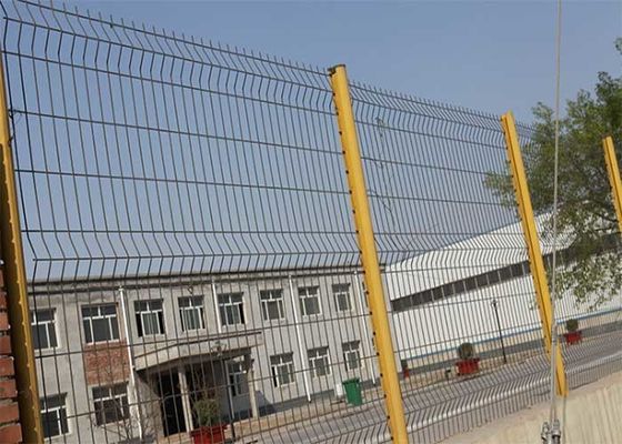 1230mm Green Mesh Security Fencing Galvanis Galfan Pagar
