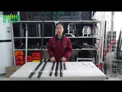 Pagar Pertanian Warna Hijau Dicat Besar Piket Bintang Logam 7 kaki