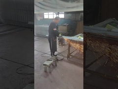 Pemolesan dan penggilingan produk galvanis sebelum pelapisan bubuk