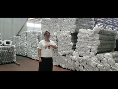 Tinggi 2,5m Q195 Pagar Rantai Logam Tepi Tepi Tepi Tenun