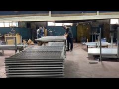 Bengkel Pagar Keamanan Tanpa Panjat Baja Powder Coating